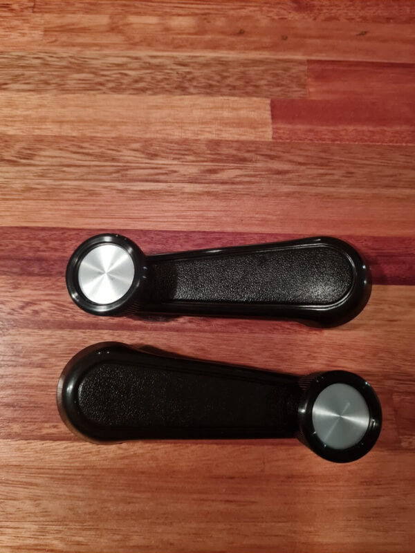 Window winder chrome insert