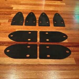 Gasket door and hood hinge - set