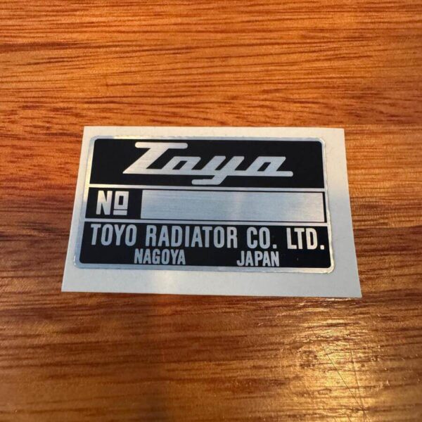 Radiator decal