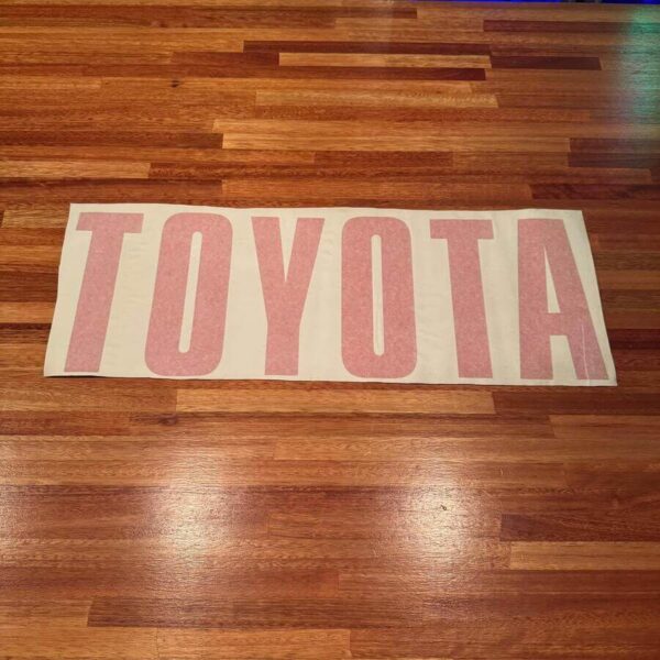 Styleside loadbin decal red
