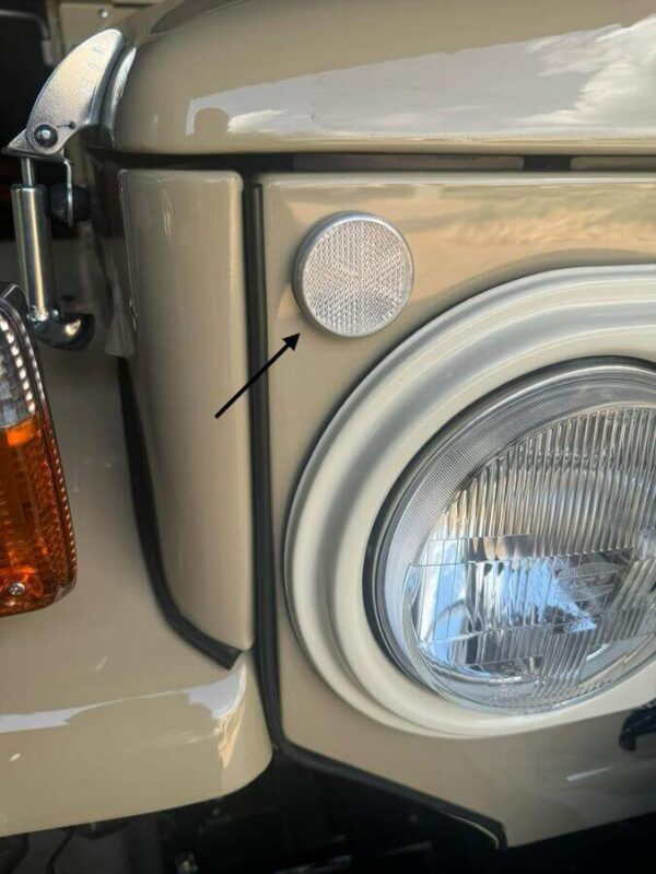 White reflector bib 2 of