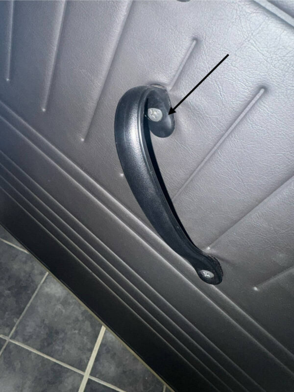 Screw door pull grip each 2 per side